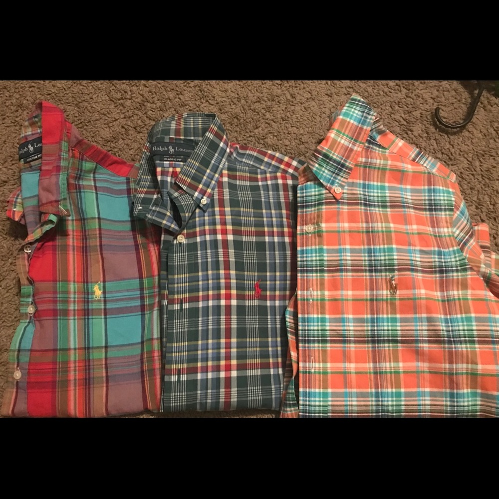 Mens Ralph Lauren Button Up